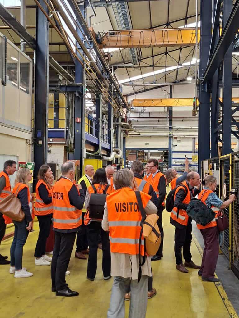 EU Commission delegation visit Vandewiele
