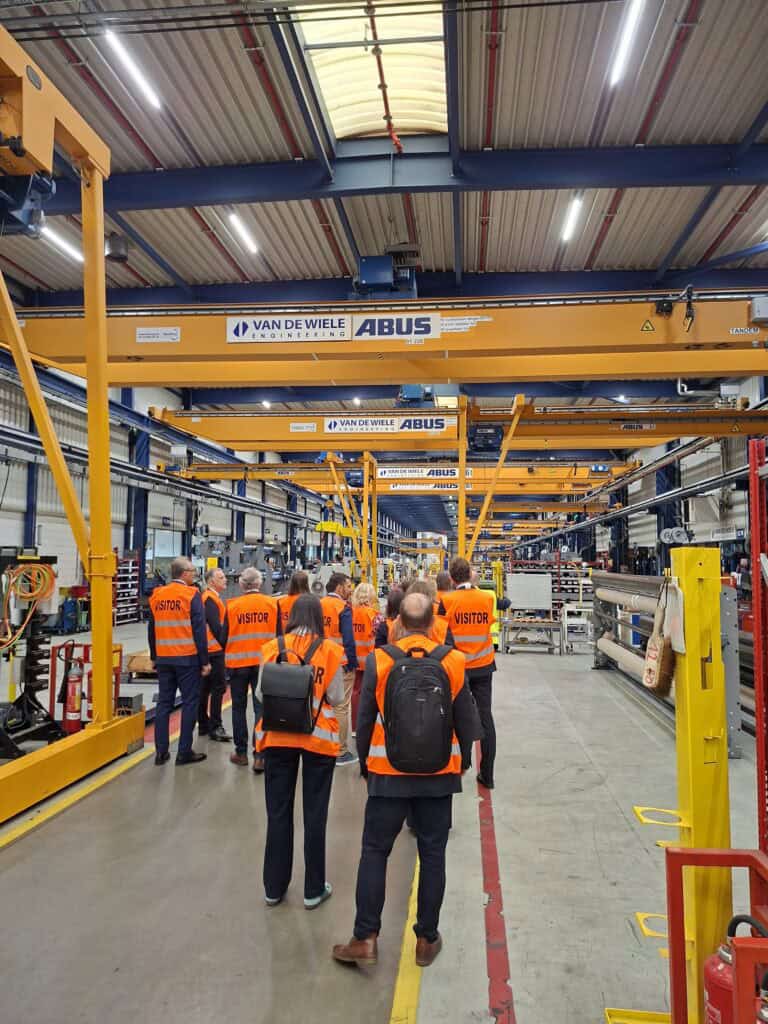 EU Commission delegation visit Vandewiele